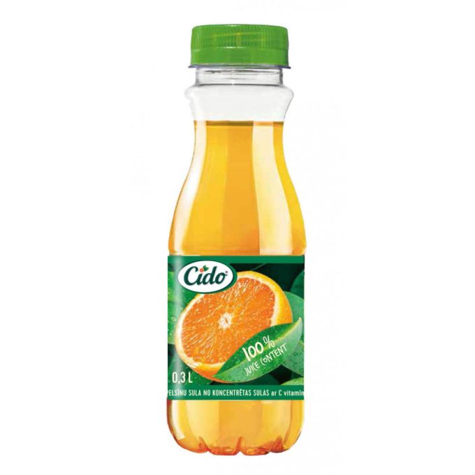 Apelsinų sultys CIDO 100% 0,3L
