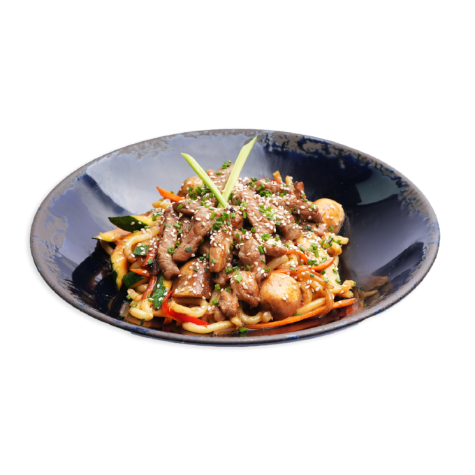 7. WOK SU KIAULIENA ir saldžiarūgščiu padažu