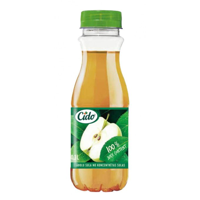 Obuolių sultys CIDO 100% 0,3L