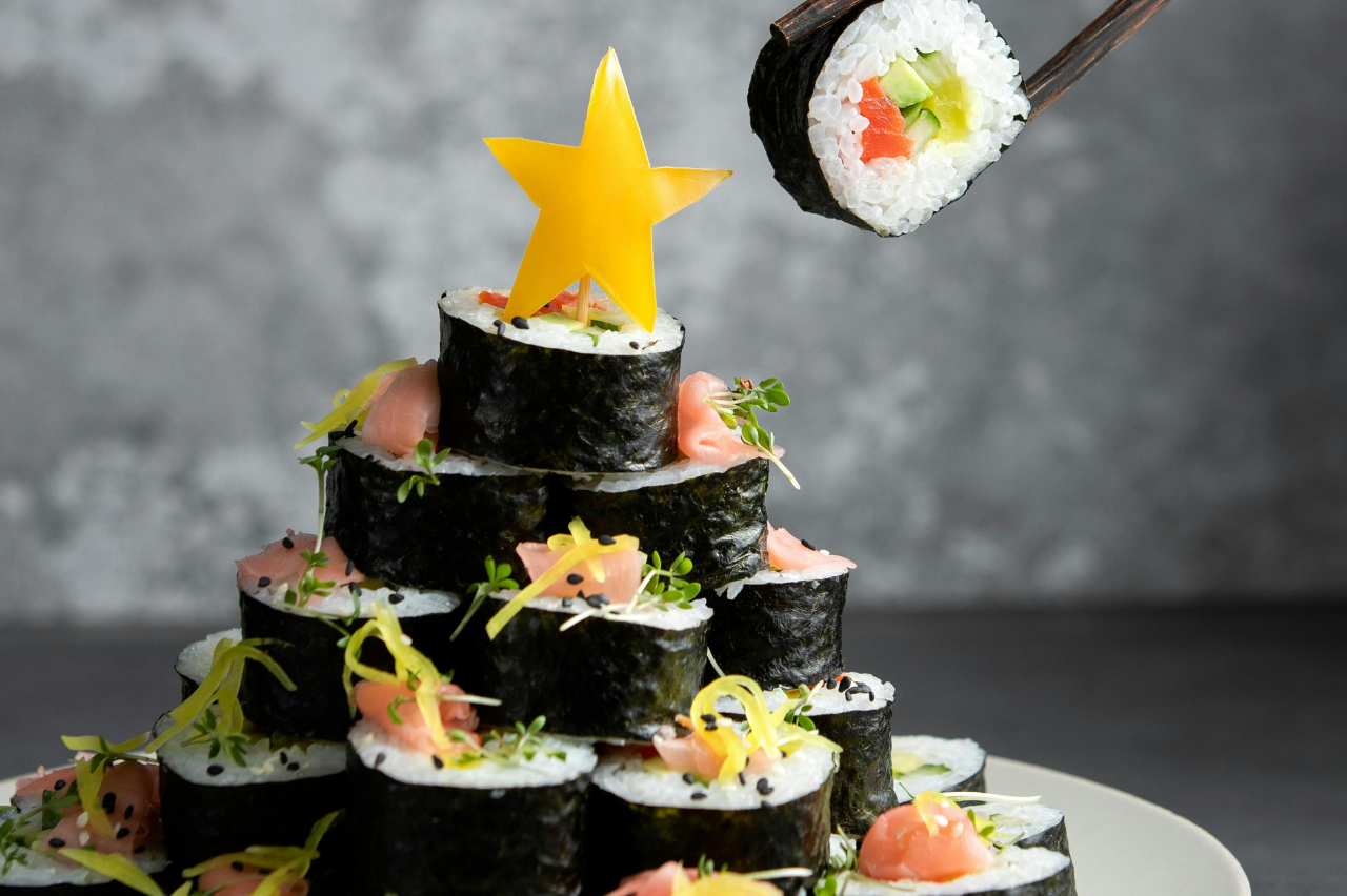 Sušiai ant kučių stalo - nauja tradicija?